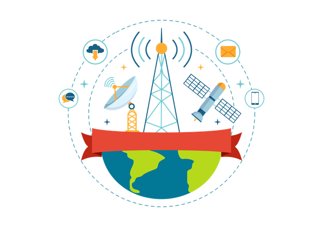 Celebramos el Día Mundial de las Telecomunicaciones y la Sociedad de la Información  Ilustración