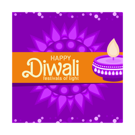 Celebração do Diwali  Ilustração