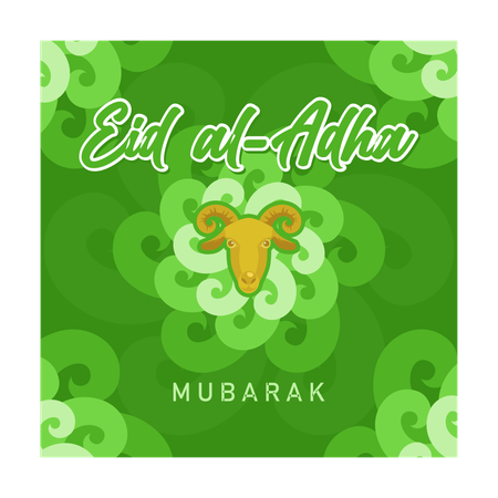 Celebração do Eid al-Adha  Ilustração