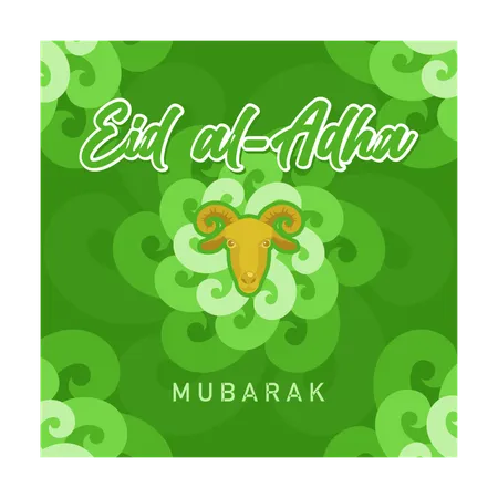 Celebração do Eid al-Adha  Ilustração