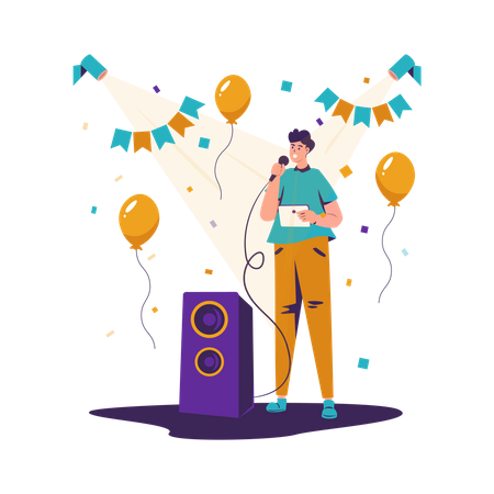 Celebración de apertura  Ilustración