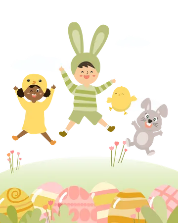 Celebrate easter day  Illustration