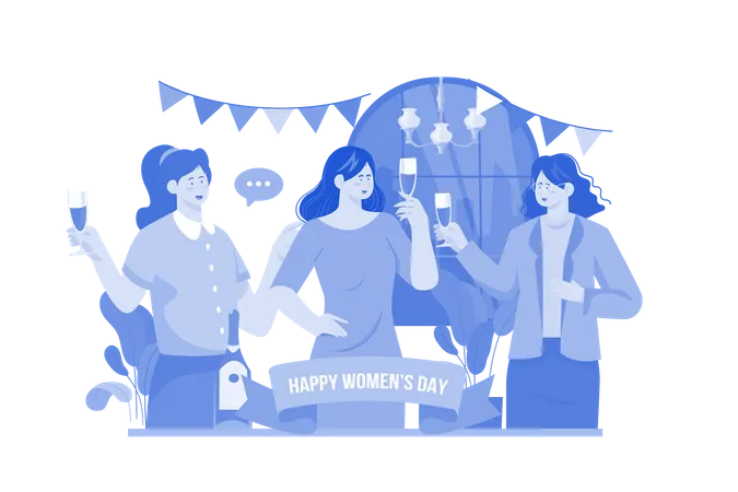 Celebrate International Women's Day  Illustration