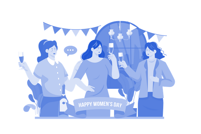 Celebrate International Women's Day  Illustration