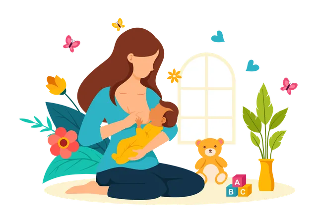 Celebrate mother's day  Illustration