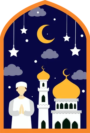 Celebrate Ramadan  Illustration