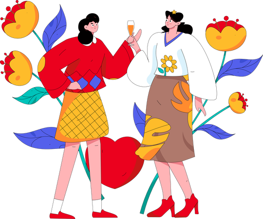 Celebrate women's day  Illustration