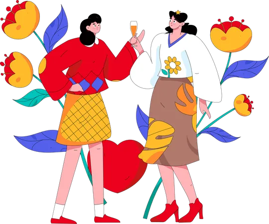 Celebrate women's day  Illustration