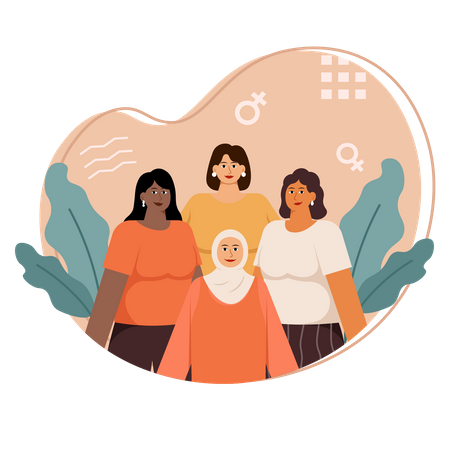 Celebrate Women's Equality  Illustration