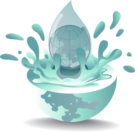 Celebrating International Water Day  Illustration
