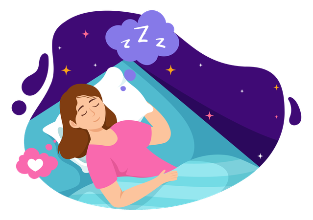 Célébration de la journée mondiale du sommeil  Illustration