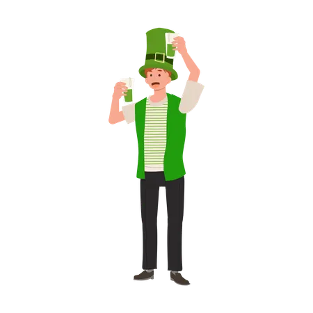 Célébration de la Saint-Patrick  Illustration