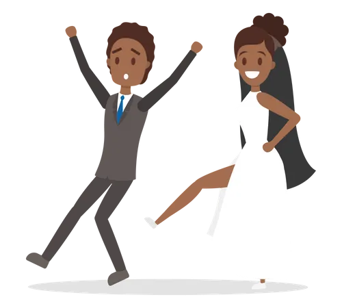 Célébration de mariage  Illustration