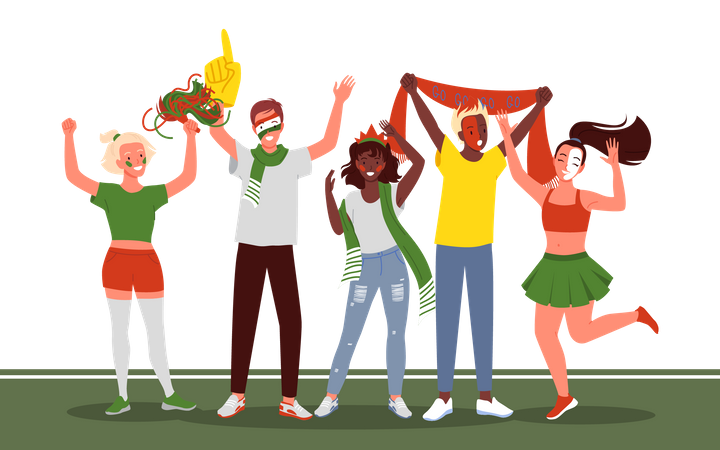 Célébration des gens  Illustration