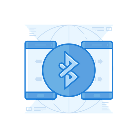 Bluetooth móvel  Ilustração