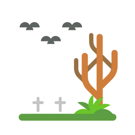 Cementerio  Ilustración