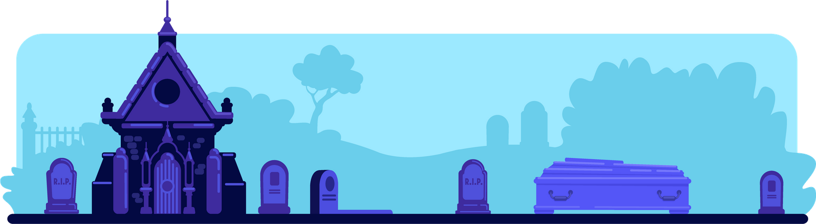 Cemetery  Illustration