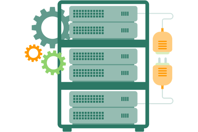 Central Server Room  Illustration