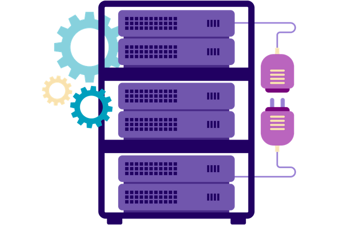 Central Server Room  Illustration