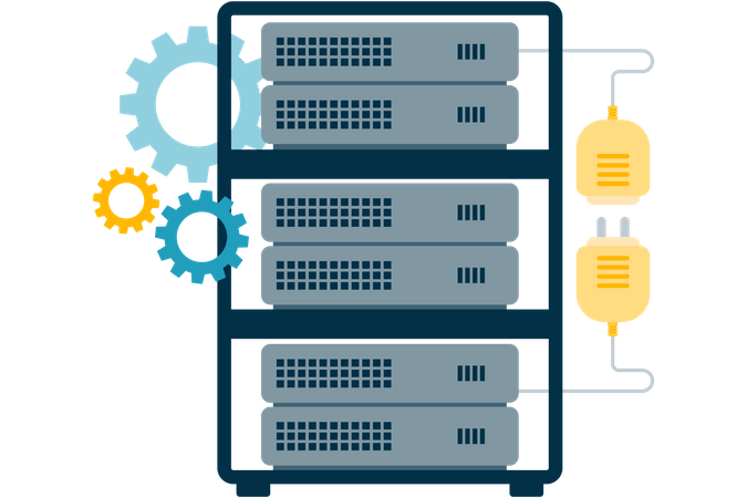 Central Server Room  Illustration