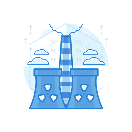 Centrale électrique  Illustration