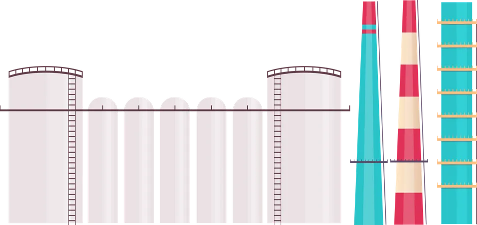 Centrale électrique  Illustration