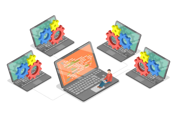 Centralized Database System  Illustration