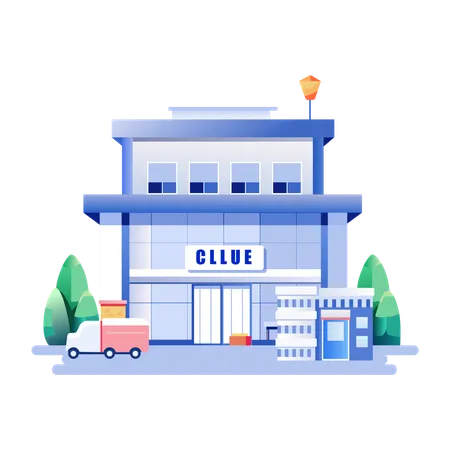 Centre commercial  Illustration