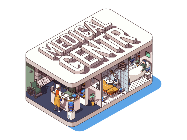 Centre médical Illustration