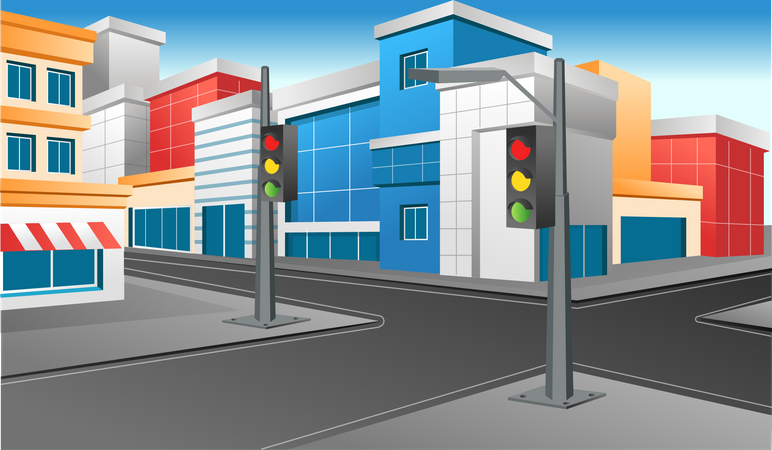 Centre-ville  Illustration