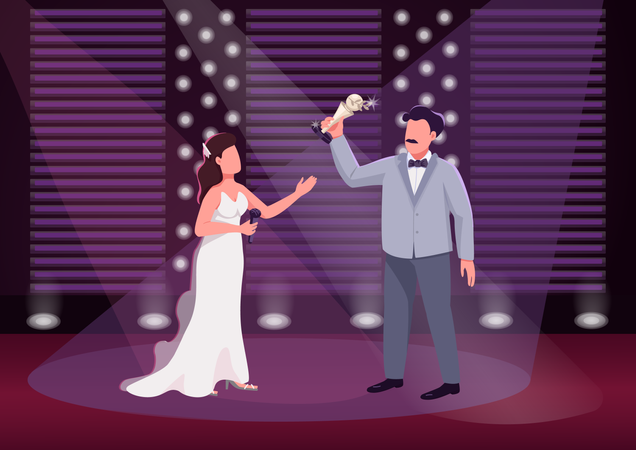 Ceremonia de premiación  Illustration