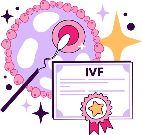 Certificat de FIV  Illustration