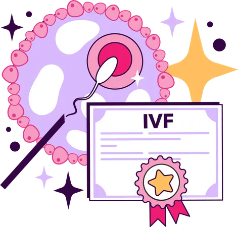 Certificat de FIV  Illustration