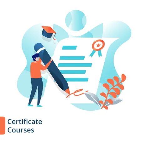 Certificate Courses Illustration