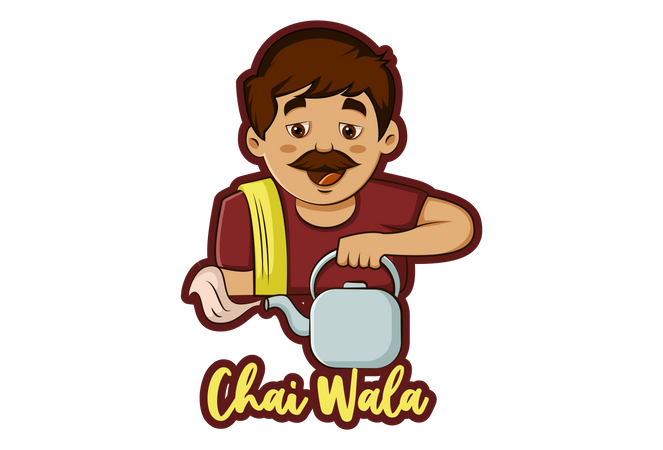 Chai wala  Illustration