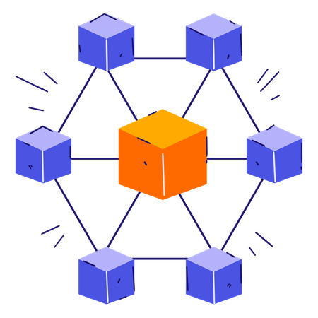 Chaîne de blocs  Illustration