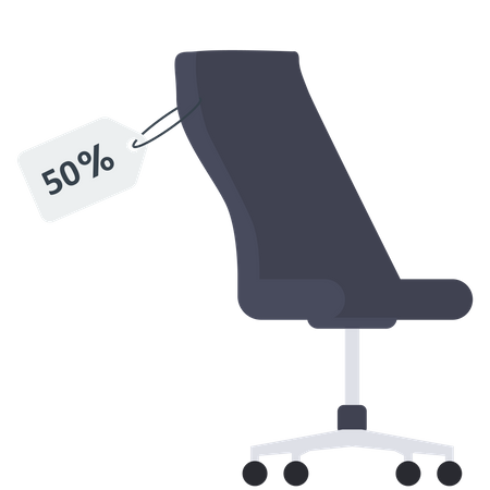 Chaise en promotion  Illustration