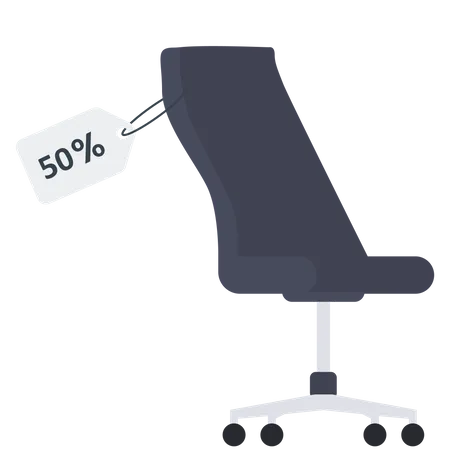 Chaise en promotion  Illustration