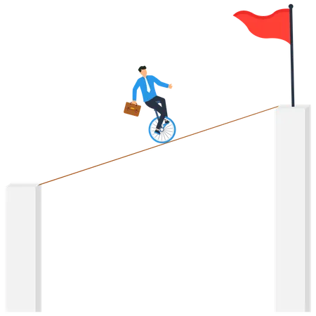 Reach Target Or Progress To Reach Goal Career Step To Success Achievement Or Growth Illustration