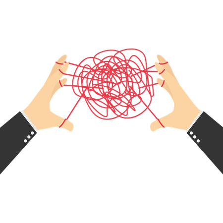 Challenge to overcome difficulty  Illustration