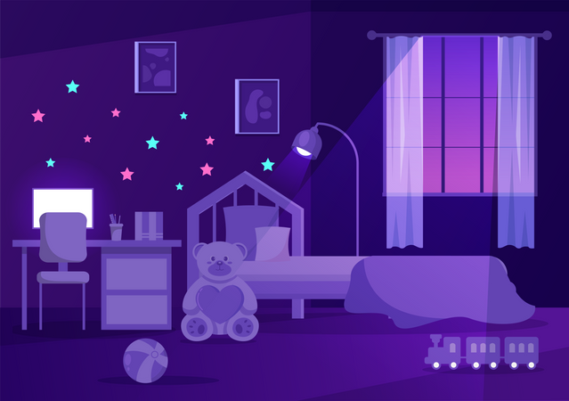 Chambre à coucher  Illustration