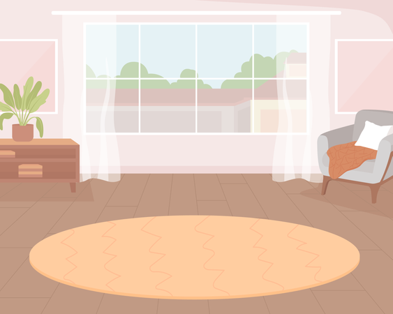 Chambre confortable  Illustration