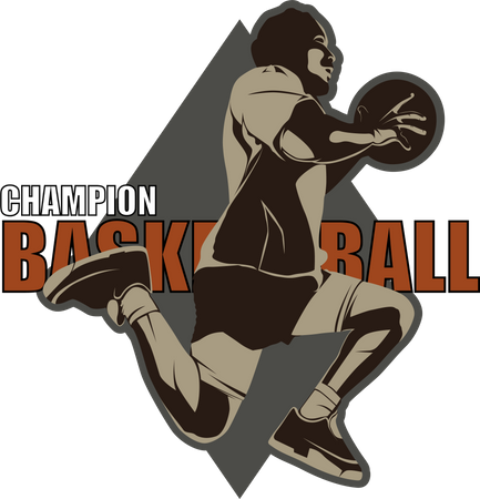 Champion de basket-ball  Illustration