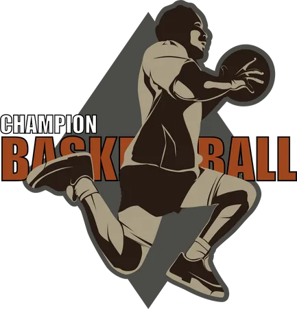 Champion de basket-ball  Illustration