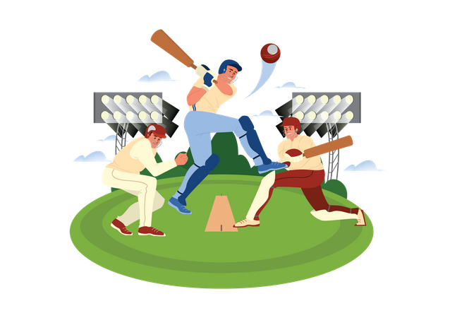 Championnat de cricket  Illustration