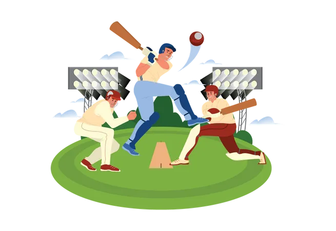 Championnat de cricket  Illustration