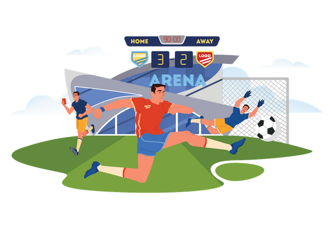 Championnat de football  Illustration