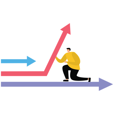 Change business direction  Illustration