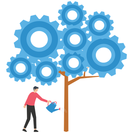 Change to new innovation  Illustration