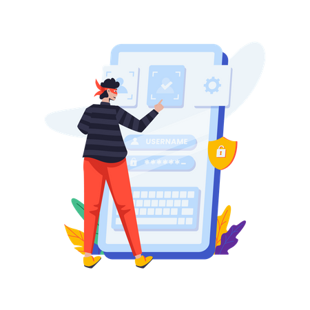 Change user profile  Illustration